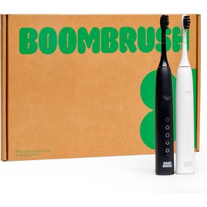 BOOMBRUSH Elektrische Tandenborstel - Sonische Tandenborstel - Duo - 90 Dagen Batterij - Duurzaam
