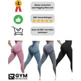 Gym Revolution - Sportlegging - Grijs - High Waist - Push Up - Dames
