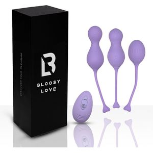 Bloosy Love® Kelly vibrerende ei met 3 verschillende Eitjes - Waterdicht - Toys - Sex Toys voor Koppels - Handzaam formaat - Vibrators voor vrouwen - Sex Toys voor Vrouwen - Vibrators -Seksspeeltjes - Oplaadbare Vibrator
