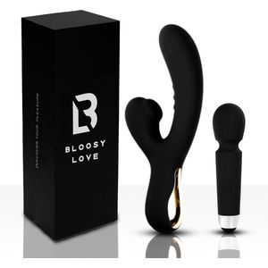 Bloosy Love® Vanessa en Jade Vibrator Vibrator Set - Super krachtig - Clitoris Stimulator - Vibrators voor Vrouwen - Sex Toys voor vrouwen - Vibrators - Seksspeeltjes - Handzaam formaat - Wand vibrator - Oplaadbare Vibrator