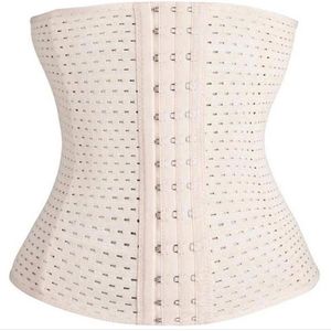 Waist trainer - Afslank corset - Body shaper corset - Shapewear dames - Beige