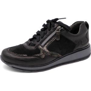 Durea - 6261 Sneakers - Zwart - Wijdte K