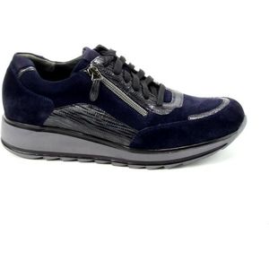 Durea - 6263 Veterschoenen - Blauw - Wijdte G