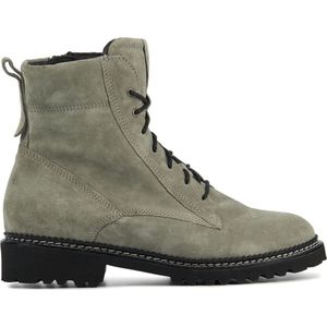 Durea - 9722 - Enkellaarzen - Zwart - Leer