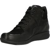 Durea - Durea 9735 - Enkellaarsjes - Zwart - Leer