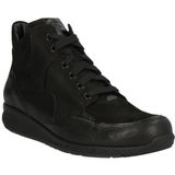 Durea - Durea 9735 - Enkellaarsjes - Zwart - Leer