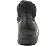 Durea - 9735 K - Hoge Sneakers - Zwart - Leer/Nubuck - Wijdte K