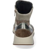 Durea - 9755 Sneakers - Zwart - Leer/Synthetisch - Wijdte H