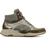 Durea - 9755 Sneakers - Zwart - Leer/Synthetisch - Wijdte H