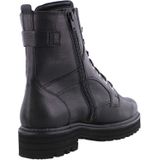 Durea - 9758 - Enkellaarzen - Zwart - Leer