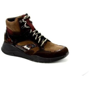 Durea - 9755 - Veterschoenen - Bruin - Wijdte E
