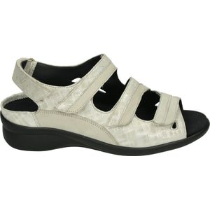 Durea 7409 K - Platte sandalenDames Sandalen - Kleur: Wit beige