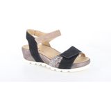 Durea 7403 028 0280-K dames sandalen sportief (5) zwart