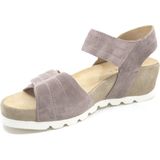 Durea 7404 025 0288 Rose kleurige dames sandalen met klittenband sluiting