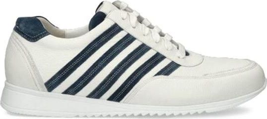 GIJS - 2100 Sneakers - Wit/Blauw