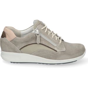 Durea Go Dames Sneaker - 6271-685-0276 Taupe/Combi - Wijdte H - Maat 5½ (38.5)