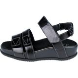 Durea - Sandaal - Zwart - Leer - Klittenbandsluitingen