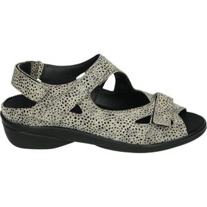 Durea - 7258 - Sandalen - Extra Breed - Klittenbandsluiting - Uitneembaar Voetbed