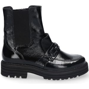 Durea - 9783 Enkellaarzen - Zwart - Wijdte H