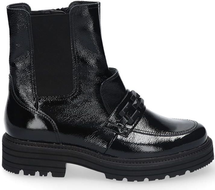 Durea - 9783 Enkellaarzen - Zwart - Wijdte H