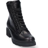 Durea - 9785 - Enkellaarzen - Zwart - Leer