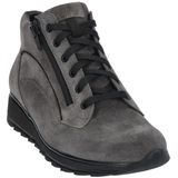 Durea - 9763 - Veterschoenen - Zwart - Leer - Wijdte K