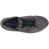 Durea - 9763 - Veterschoenen - Zwart - Leer - Wijdte K