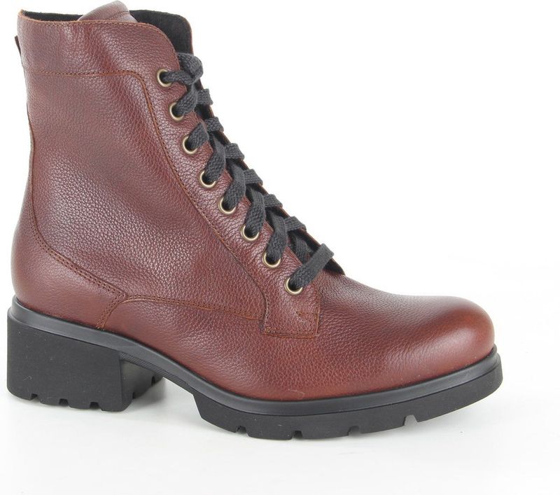 Durea 9785 905 0771-H dames veterboots sportief (4 5) bruin