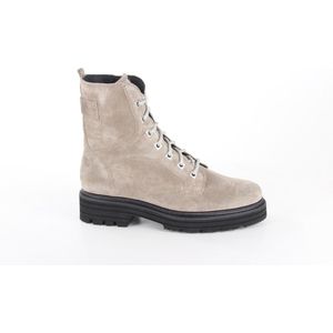 Durea - 9758 - Enkellaarzen - Zwart - Leer