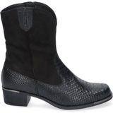 Durea - 9787 Enkellaarzen - Zwart - Wijdte H