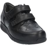 Durea 6288 Klittenbandschoenen - Zwart - Leer - Wijdte K