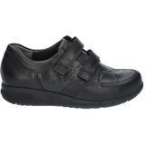 Durea 6288 Klittenbandschoenen - Zwart - Leer - Wijdte K