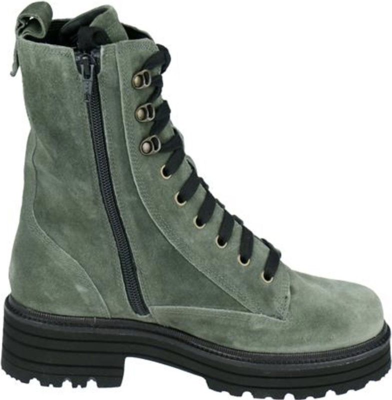 Durea - Veterboot - Zwart - Leer