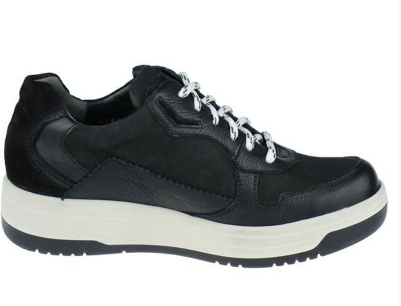 Durea - 6275-688-0785 - Sneakers - Zwart - Nubuck Leer