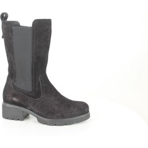 Durea - 9789 - Enkellaarsje - Zwart - Leer