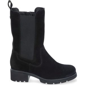 Durea - 9789 - Veterboots - Zwart - Leer