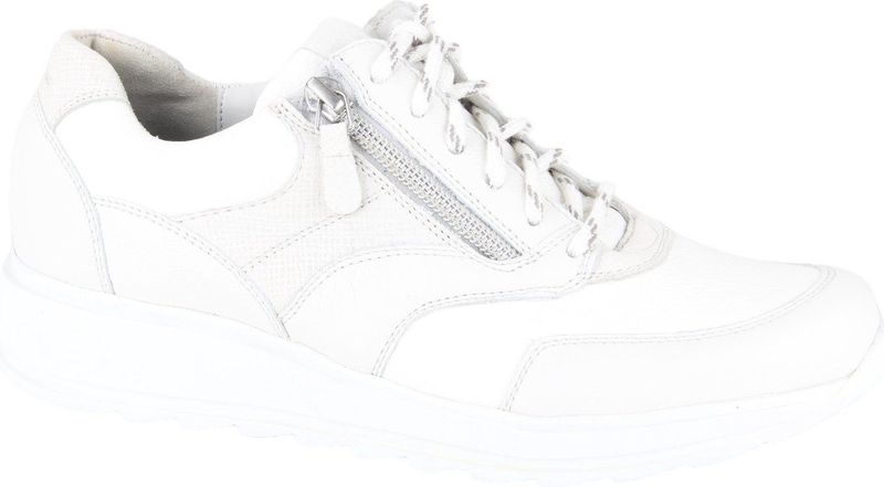 Durea - 6279.685.0823 - Veterschoenen - Wit - Leer - Rubber Zool