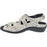 Durea - 7258 - Sandalen - Zwart - Leer