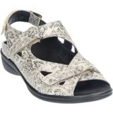 Durea - 7258 - Sandalen - Zwart - Leer