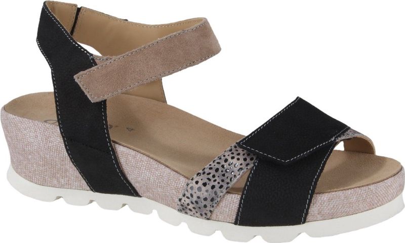 Durea - 7403.025.1009 - Sandalen - Zwart - Nubuck - Leer