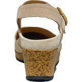 Durea - 5919 Sandalen - Beige - Wijdte H - Sleehak
