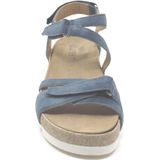 Durea 7421 024 1027 Jeansblauwe dames sandalen