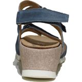 Durea - Sleehak Sandalen - Lichtkleur - Leer