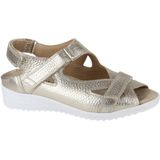 Durea - 7419 - Sandalen - Zwart - Leer