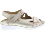 Durea - 7419 - Sandalen - Zwart - Leer