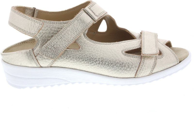 Durea - 7419 - Sandalen - Zwart - Leer