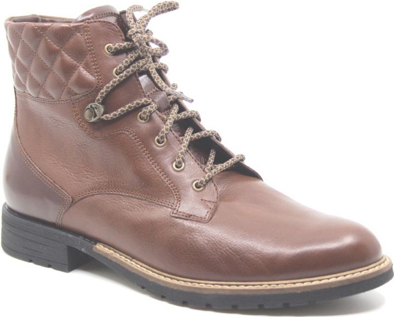 Durea - 9731 - Veterboot - Cognac Bruin - Leer
