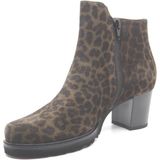 Durea - 9743 - Enkellaars - Bruin Combi - Leer