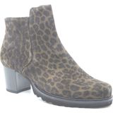 Durea - 9743 - Enkellaars - Bruin Combi - Leer