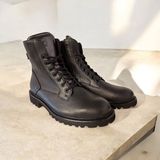 Durea - 9769.185.1170 - Veterboots - Zwart - Leer